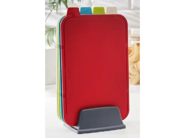 Набор досок разделочных Vanilla на подставке (4 шт.)